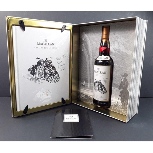 162 - From the MACALLAN ARCHIVAL SERIES comes the Folio 5, Sherlock Holmes, 700ml, in pristine condition, ... 