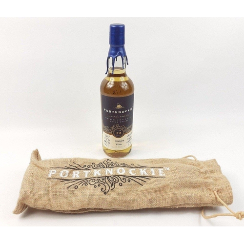 200 - Four bottles of PORTKNOCKIE to include LINKWOOD  2009 12 Year Old Single Cask #70550742 Portknockie ... 