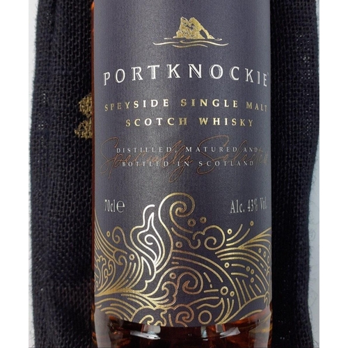 200 - Four bottles of PORTKNOCKIE to include LINKWOOD  2009 12 Year Old Single Cask #70550742 Portknockie ... 