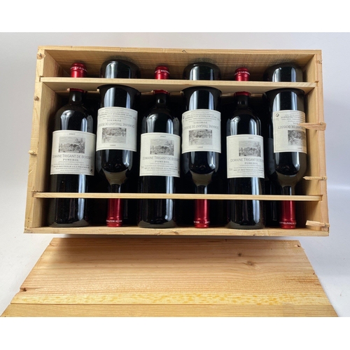 281D - A wooden case of 12 bottles of 2007 DOMAINE TRIGANT DE BOISSET, contents all in perfect condition#58... 