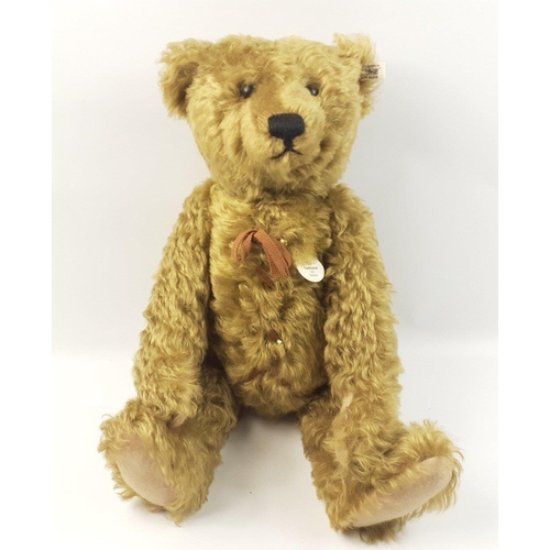 300 - A STEIFF 1907 teddy bear with hot water bottle, reference 406621, stands 50cm high, with mohair fur ... 