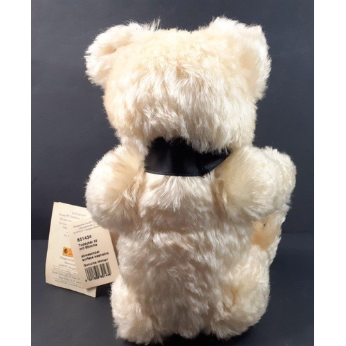 305 - A STEIFF DISNEY 99 white mohair growler bear, signed by JR JUNGINGER great grand nephew of Margarete... 