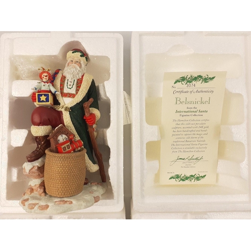 329 - A boxed PERE NOEL and a BELSNICKEL figurine from the Hamilton Collection#79