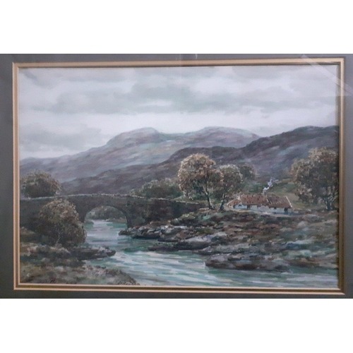 405 - An original watercolour by J HAMILTON GLASS (1890-1925) prolific and accomplished Scottish landscape... 