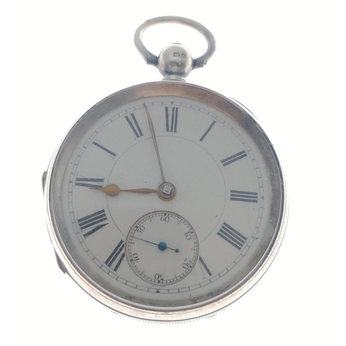 10 - A VINTAGE Silver Birmingham hallmarked pocket watch - gross weight 122.44g approx#10