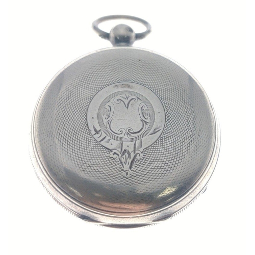 10 - A VINTAGE Silver Birmingham hallmarked pocket watch - gross weight 122.44g approx#10