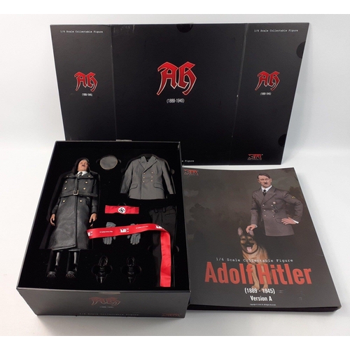 117 - Adolf Hitler version A with podium and banner - a superbly sculpted 3R 1/6 scale collectable Third R... 