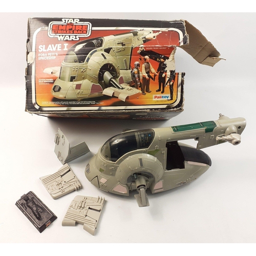 143 - An original Palitoy STAR WARS: The Empire Strikes Back Slave I Boba Fett's Spaceship in box.  A few ... 