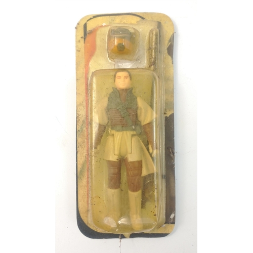 144 - An original STAR WARS Princess Leia Organa figurine in Boushh disguise missing card#144