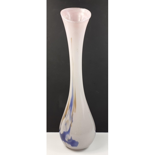 230 - A large and impressive Murano style 'LILY' vase.   Stands an amazing 62cm tall and is in lovely cond... 