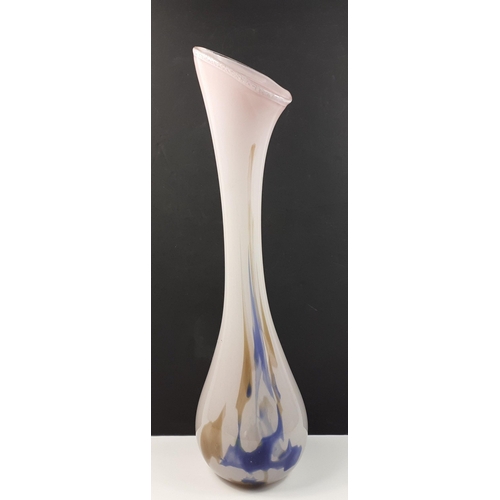 230 - A large and impressive Murano style 'LILY' vase.   Stands an amazing 62cm tall and is in lovely cond... 