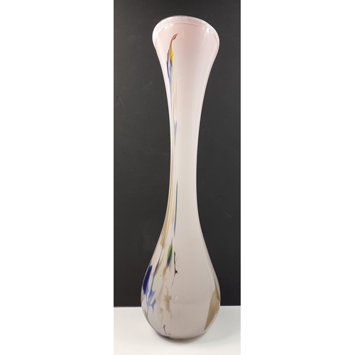 230 - A large and impressive Murano style 'LILY' vase.   Stands an amazing 62cm tall and is in lovely cond... 