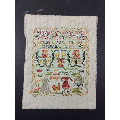 413 - A nicely completed modern sampler of the Battle of Culloden, the original of which sold for £28... 