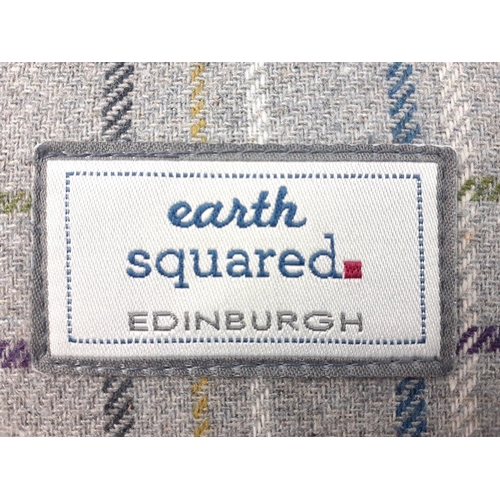 421 - An unused EARTHSQUARED of Edinburgh tweed handbag in lovely grey checked pattern#424