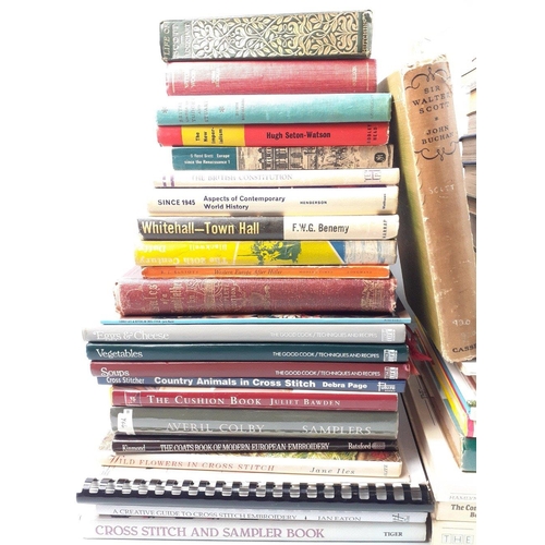 450 - Two mixed boxes of books on a variety of subjects#453