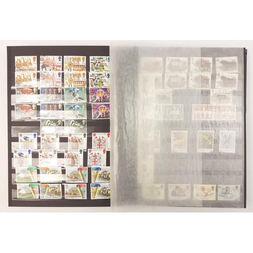 58 - A very good quality STAMP stockbook containing lightly used sets 1971-1995.  A nice collection in a ... 