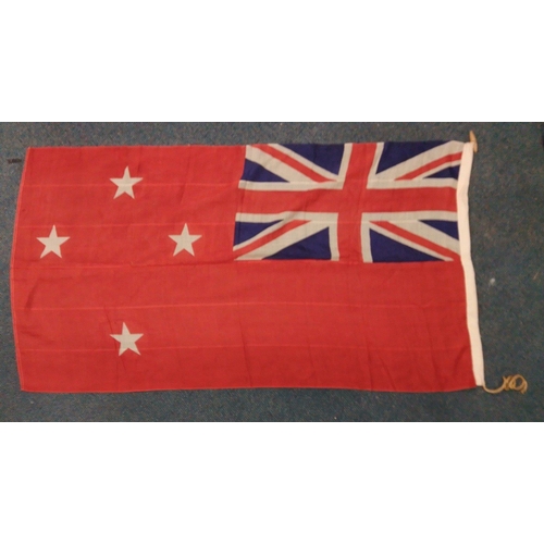 60 - A New Zealand merchant navy red ensign 69x93cm#60