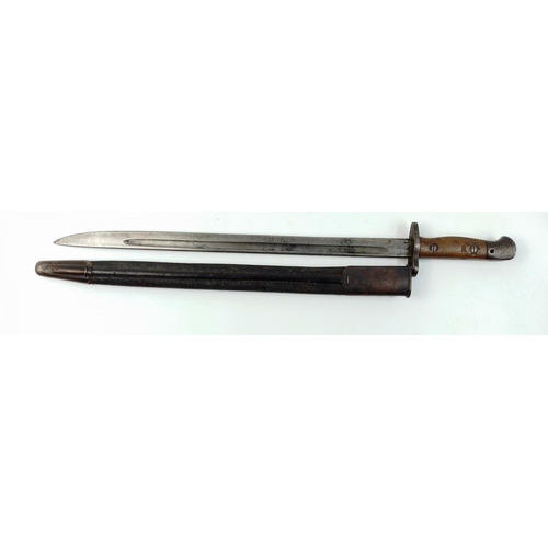 80 - A patent 1907 Wilkinson bayonet with scabbard in good order#80