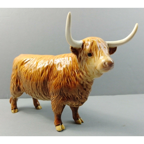 117 - A BESWICK Highland cow, in excellent undamaged condition, 20cm long approx#15