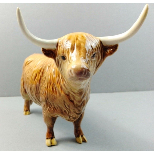 117 - A BESWICK Highland cow, in excellent undamaged condition, 20cm long approx#15