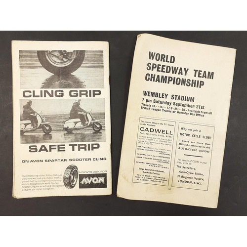 196 - ISLE OF MAN TT RACES Interest to include 1968 Scorecard and 1968 Race programme. Both in good collec... 