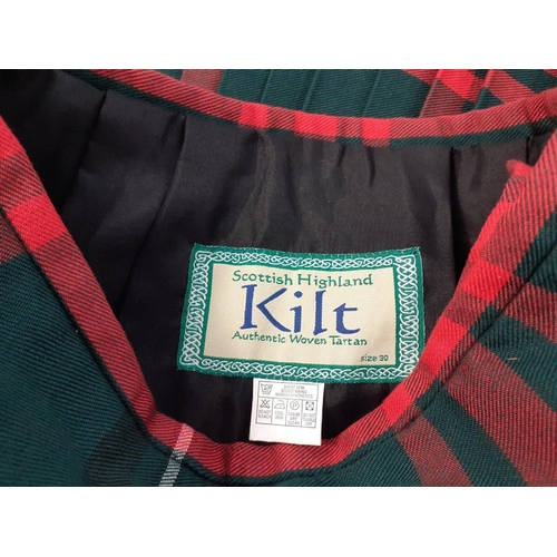 528 - A new 8 yard gent's kilt HERITAGE OF WALES size 30