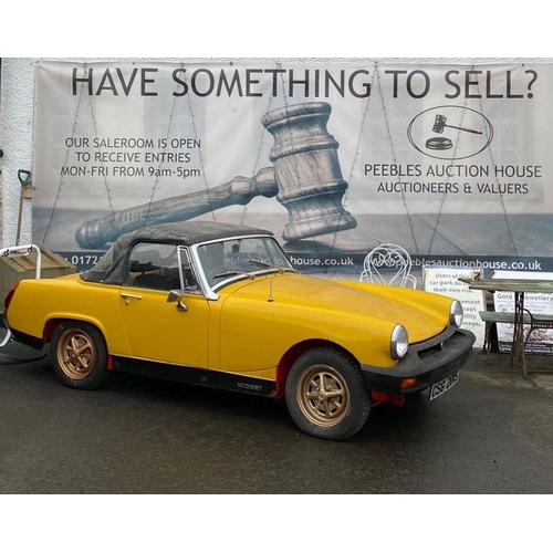 160 - We are pleased to present a VINTAGE CLASSIC 1978 MG MIDGET convertible car - MOT exempt - Road Tax e... 