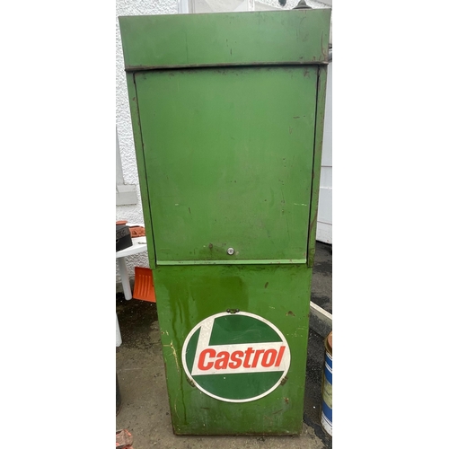 178 - VINTAGE Castrol oil dispenser commercial workshop handpump in original condition - in good overall c... 