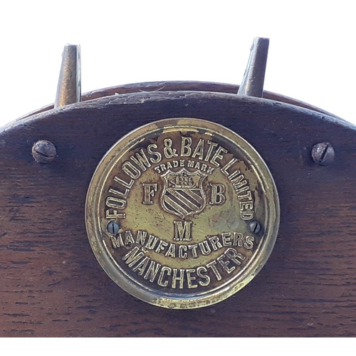 201 - An antique knife sharpener by FOLLOWS & BATE Ltd of Manchester. Stands 37cm high approx - it wou... 