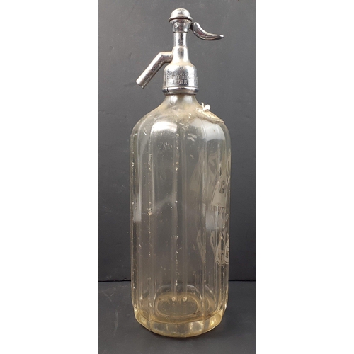 206 - A traditional soda syphon from Smith's of Milton Bridge, stands 33cm high.#208