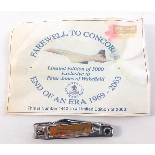 213 - COLLECTIBLE - Two superb large limited edition FAREWELL TO CONCORDE tankards with certificates and C... 