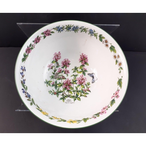 238 - A very large (29cm diameter) ROYAL WORCESTER Wild Thyme bowl in excellent condition#240