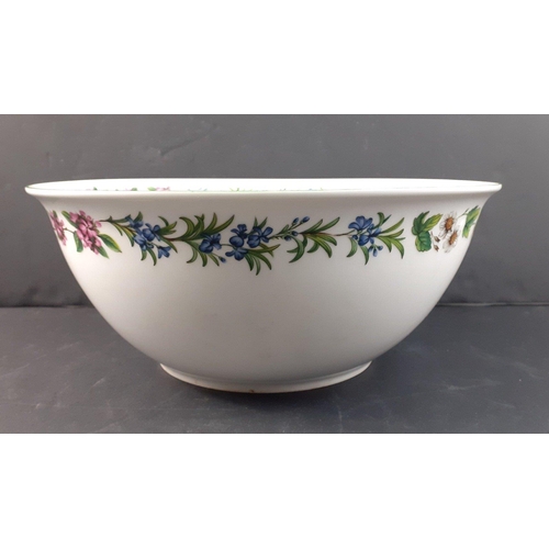 238 - A very large (29cm diameter) ROYAL WORCESTER Wild Thyme bowl in excellent condition#240