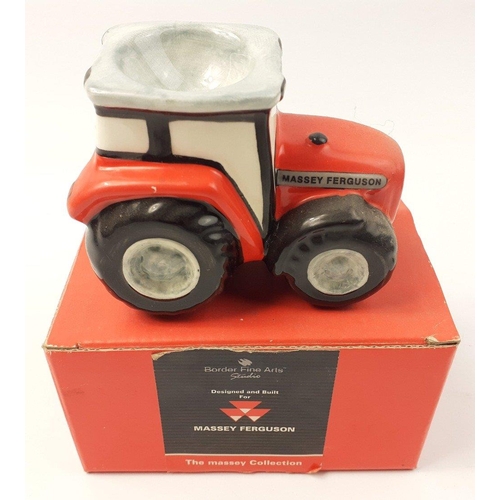 312 - Two Border Fine Arts models of tractor interest to include Country Kitchen Fergie (754056), money ba... 