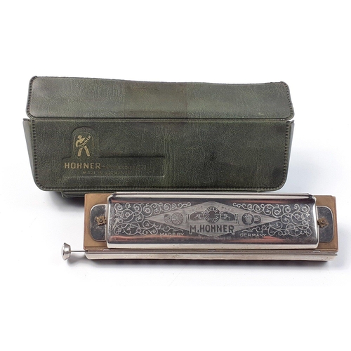 357 - A HOHNER super chromonica harmonica in C#360