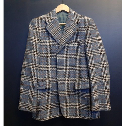 404 - SEE YOU JAMESIE!! - A pure new wool check jacket by MOFFAT WEAVERS size 38” length 39