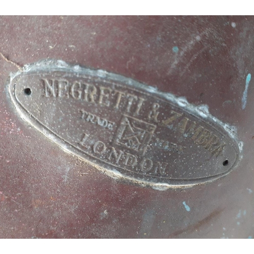 556 - A NEGRETTI and ZAMBRA copper rain gauge 3