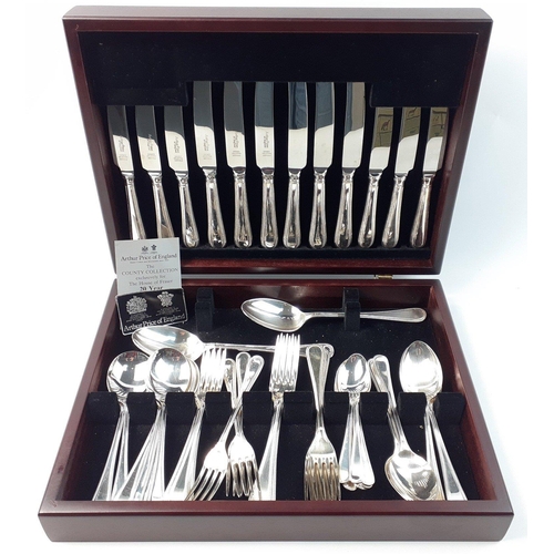 167 - A canteen of EPNS cutlery of The County Collection by Arthur Price of England made for the House of ... 