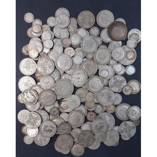 170 - A great lot of PRE-1947 UK Coinage.  Much of interest in various grade inc. 1883 Victoria with wear.... 