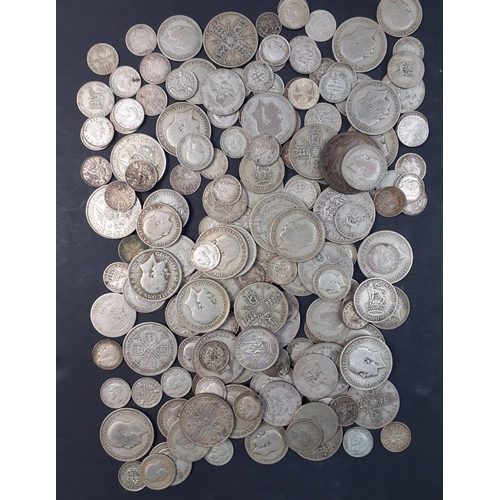 170 - A great lot of PRE-1947 UK Coinage.  Much of interest in various grade inc. 1883 Victoria with wear.... 