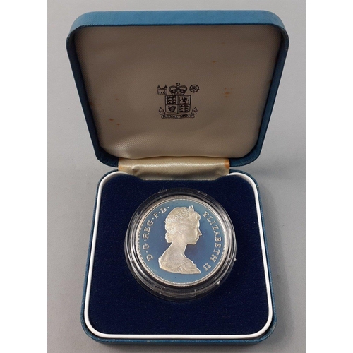 187 - 1981 Royal Mint cased and encapsulated Royal Wedding silver proof coin.#187