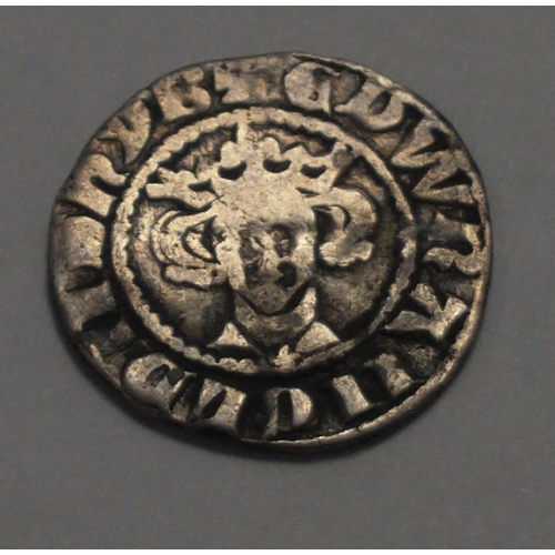 232 - EDWARD II (1307-1327) Silver Penny Canterbury mint. Nice obverse detail with crowned head, good deta... 