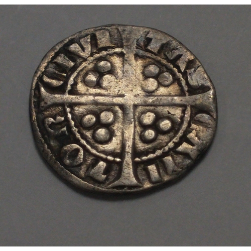 232 - EDWARD II (1307-1327) Silver Penny Canterbury mint. Nice obverse detail with crowned head, good deta... 