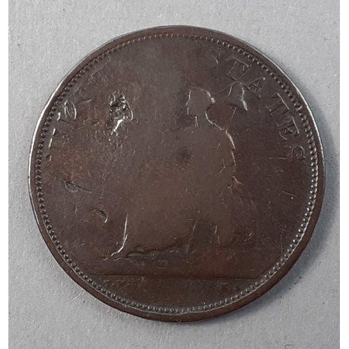 249 - EARLY USA Interest. 1783 WASHINGTON INDEPENDENCE Token. Large military bust to obverse, seated Brita... 