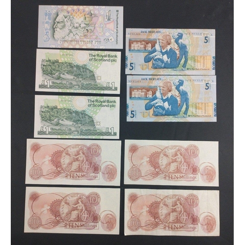 288 - A super collection of excellent Royal Bank of Scotland collectible notes to include two nice grade 2... 