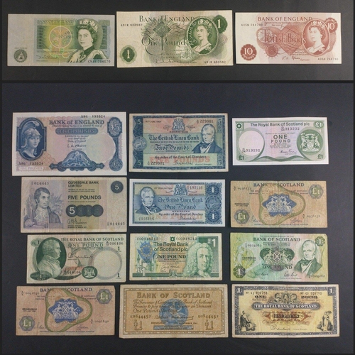 292 - BRITISH BANKNOTES of interest to include a lovely Bank of England O'Brien Five Pound, a 1964 British... 