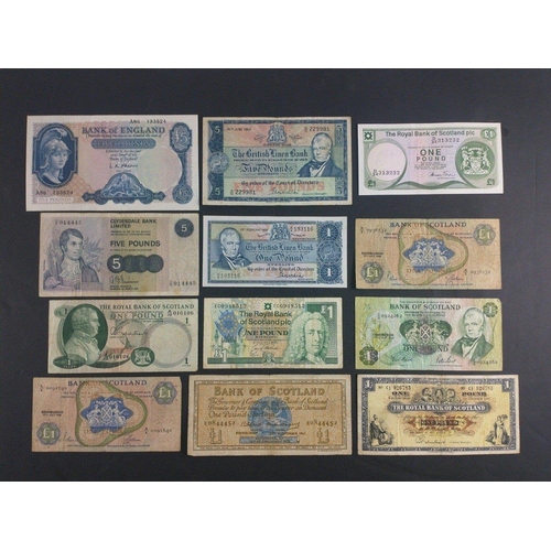 292 - BRITISH BANKNOTES of interest to include a lovely Bank of England O'Brien Five Pound, a 1964 British... 