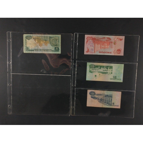 305 - A collection of Asian Bank Notes of interest to include Japanese Occupation Notes, Singapore, Chines... 