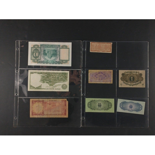 305 - A collection of Asian Bank Notes of interest to include Japanese Occupation Notes, Singapore, Chines... 