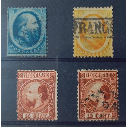 310 - DUTCH 1852 - 1898 condition mint & used 29 stamps in total - to include an 1852-63 set (3 in the... 